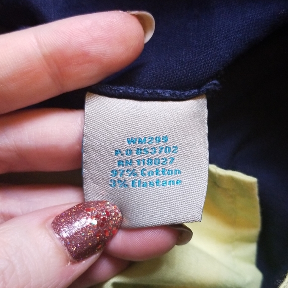 Boden Navy Khaki Capris - Picture 7 of 8